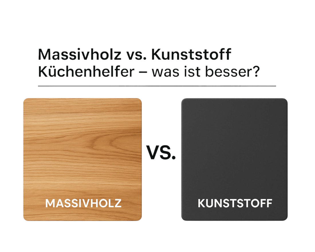 Massivholz vs. Kunststoff in der Küche