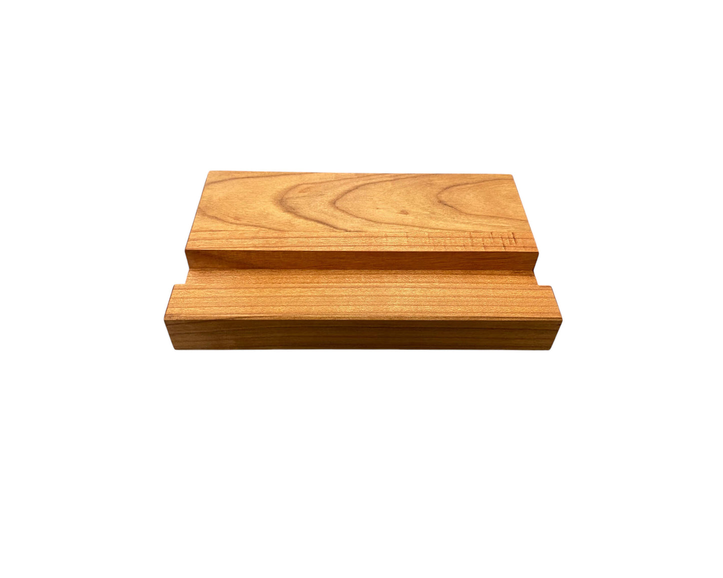 Schneidebrett-Ständer aus massivem Kirschbaumholz in Handarbeit