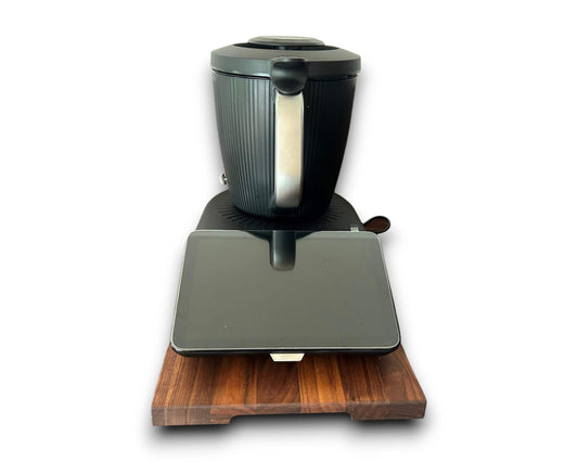 Gleitbrett für den Thermomix TM7 Rollbrett aus Nussbaum