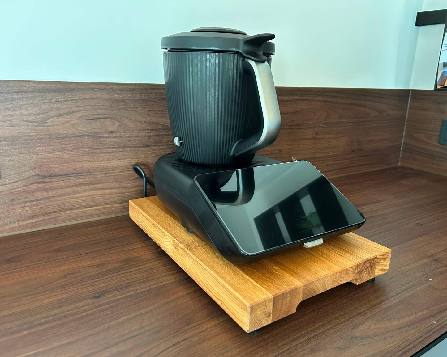 Gleitbrett für den Thermomix TM7 Rollbrett aus Eiche